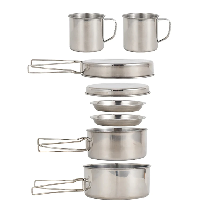 Camping Cooking Gear - Juego de 8 Piezas de Utensilios