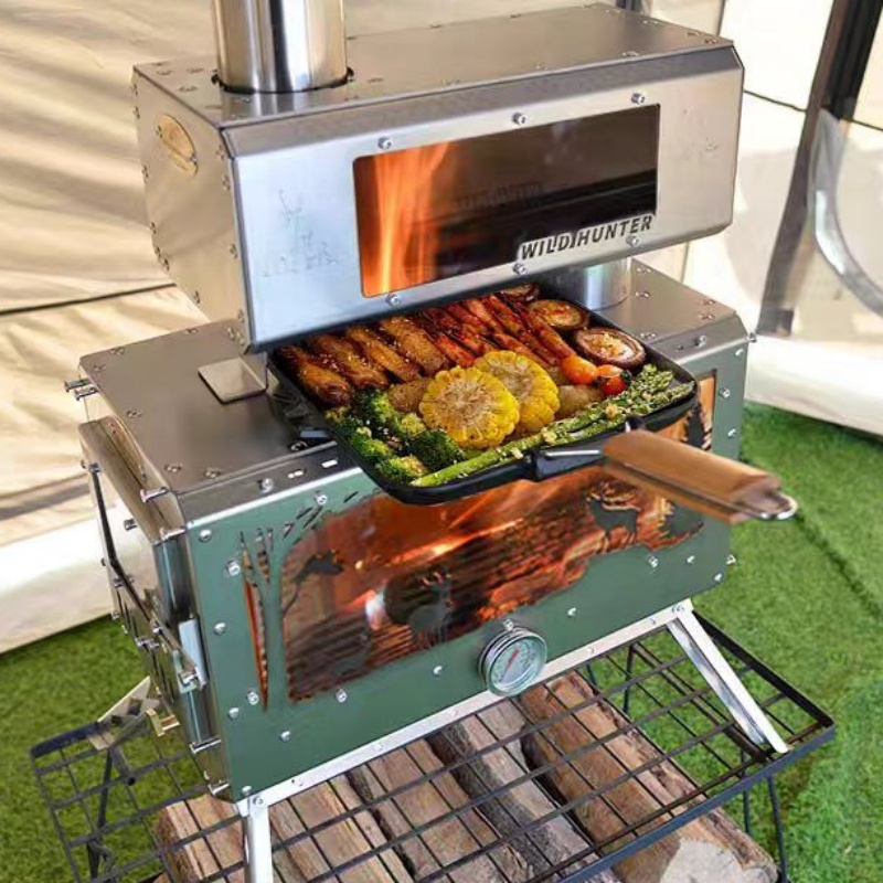 Camping Cooking Fire Stove - Estufa de Leña para Camping con