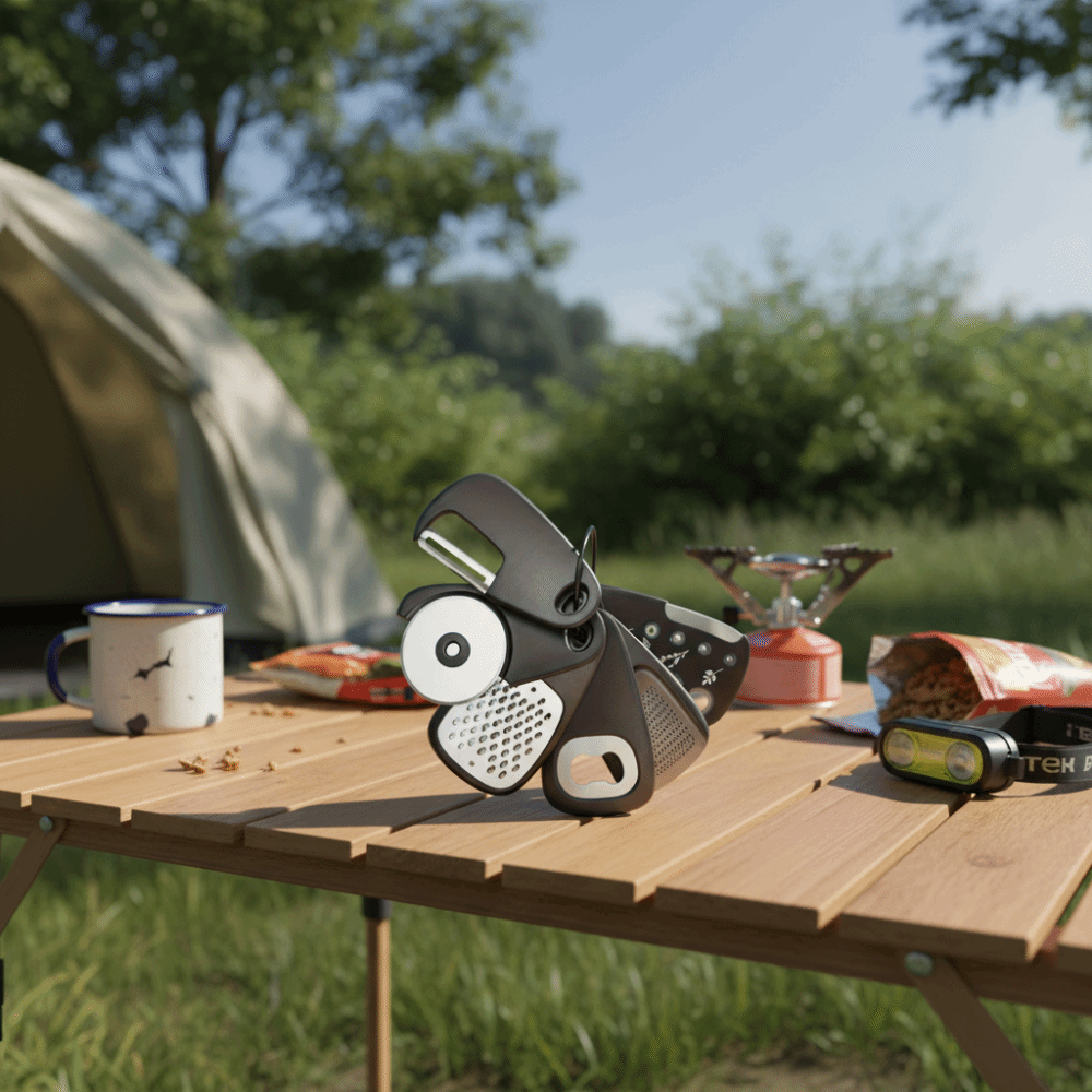 Camping Cooking Set Compact - Juego de utensilios de camping de