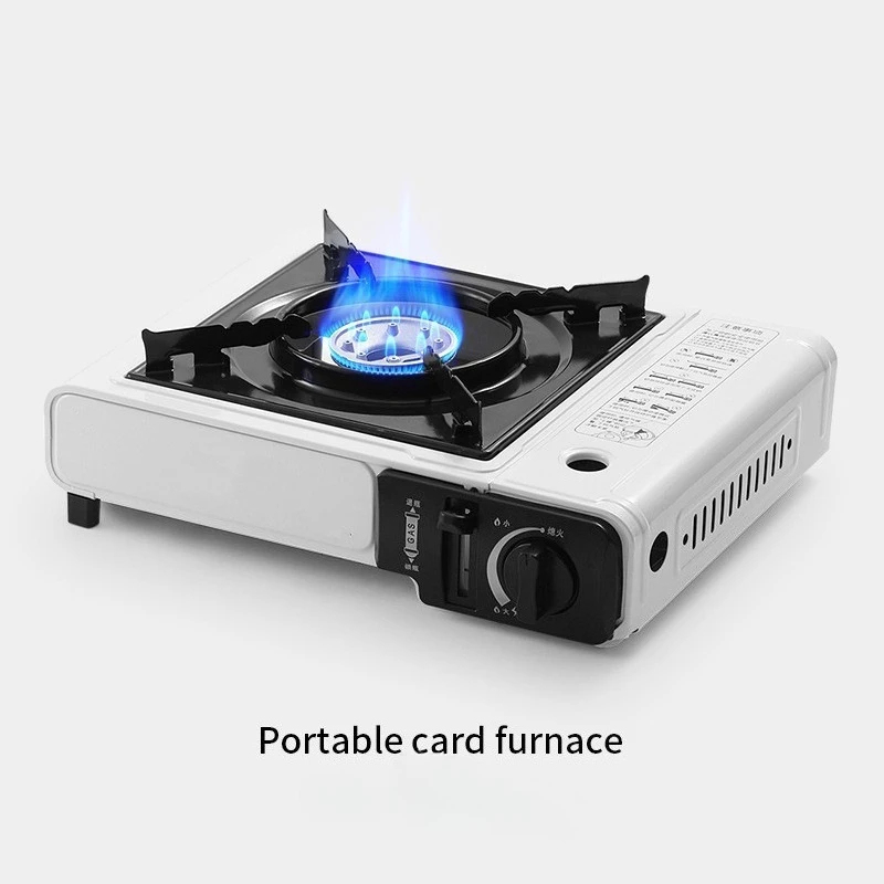 Camping Cooking Set Compact - Estufa de Gas Portátil, Diseño Compacto