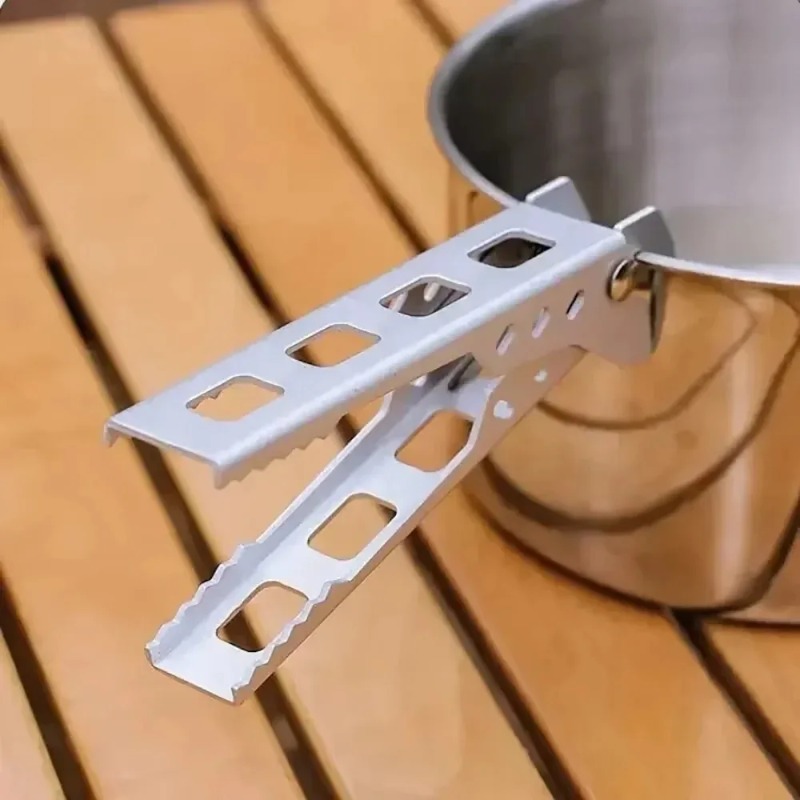 Camping Cooking Utensil Holder - Soporte de Aluminio para Ollas y