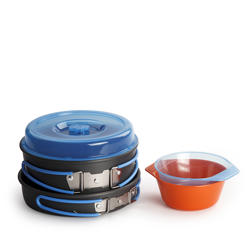 Camping Cooking Pan Set - Utensilios de cocina para acampar, olla