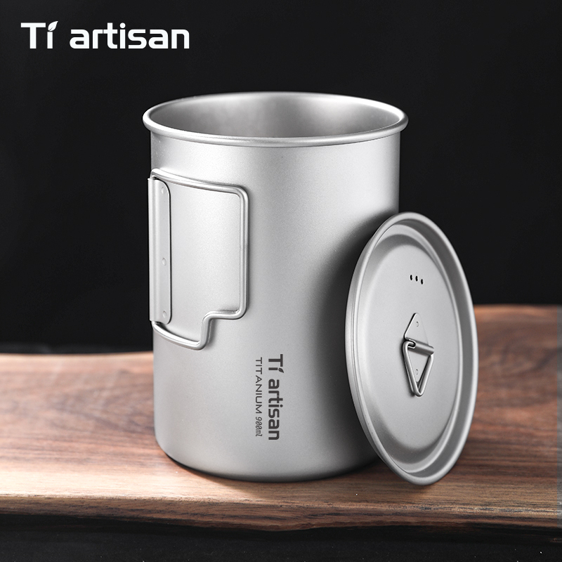 Camping Cooking Gear - Tiartisan - Taza de Camping Plegable