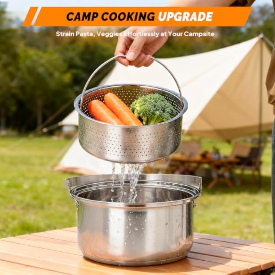 Juego de Utensilios de Cocina  - Nesting Camping Cooking Set reseña y precio