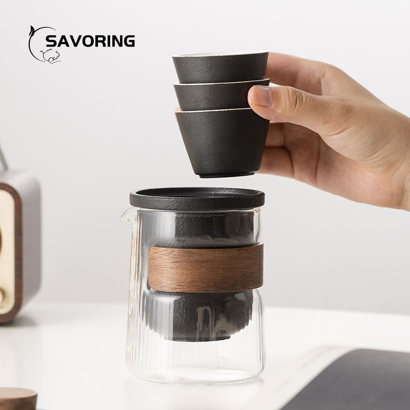 Juego de té de cerámica chino  - Camping Cooking Gear reseña y precio