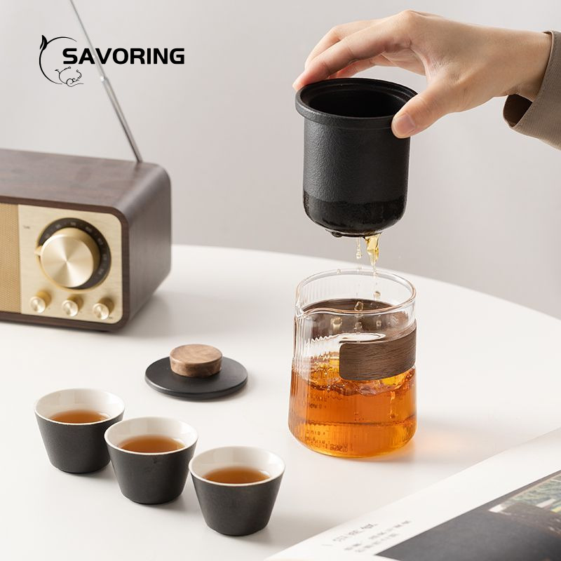 Juego de té de cerámica chino  - Camping Cooking Gear reseña y precio