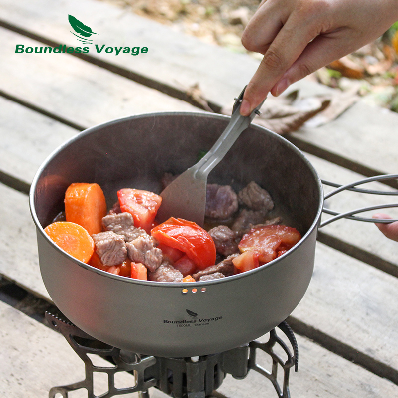Olla de vapor de titanio Bound - Camping Cooking Pan Set reseña y precio