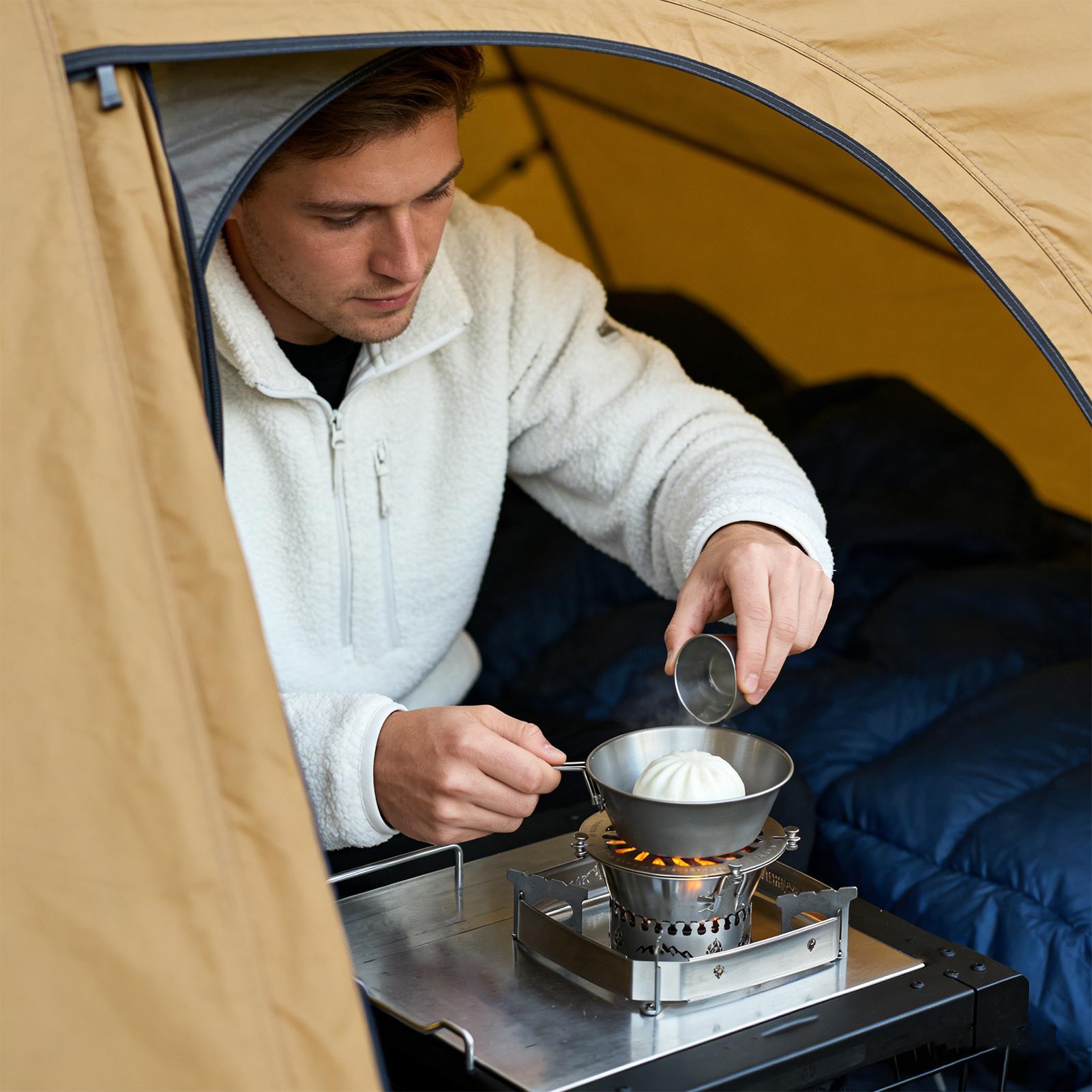 Rejilla redonda para hornear d - Camping Cooking Plate reseña y precio