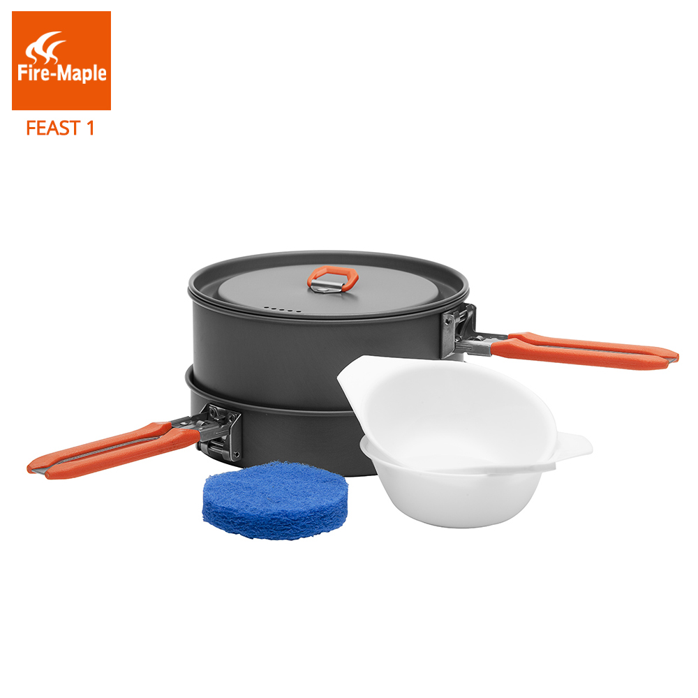 Fire Maple Feast 1-utensilios  - Camping Cooking Pan Set reseña y precio