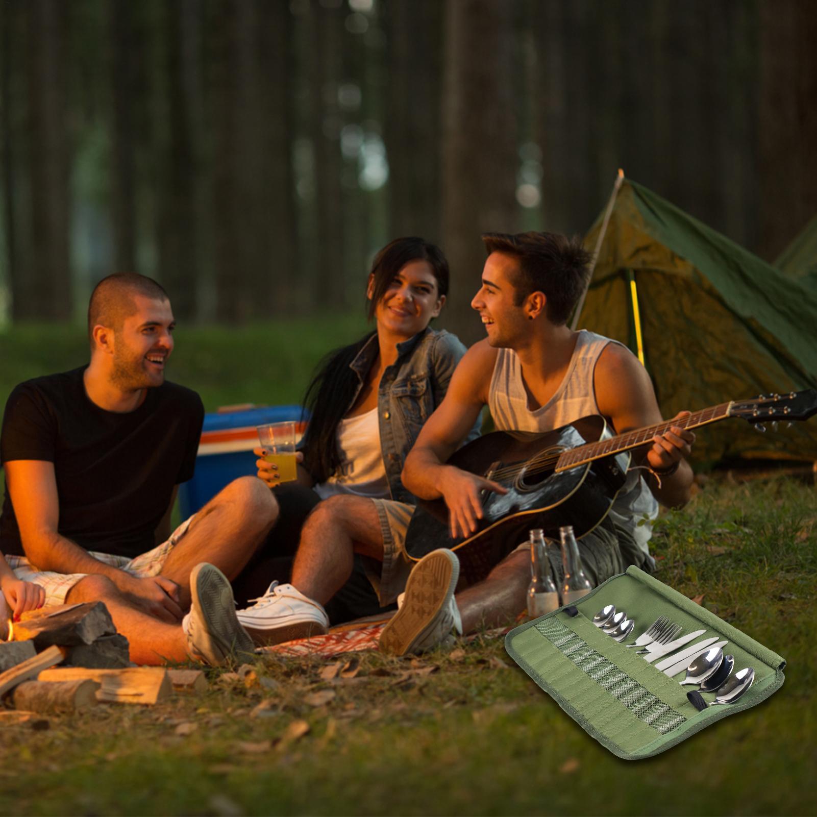 Bolsa enrollable para utensili - Camping Cooking Utensil Holder reseña y precio