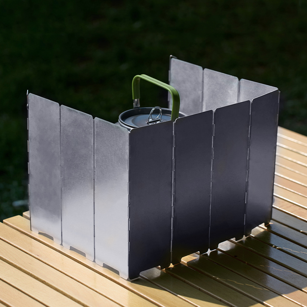 Parabrisas Plegable de 10 Plac - Camping Cooking Plate reseña y precio
