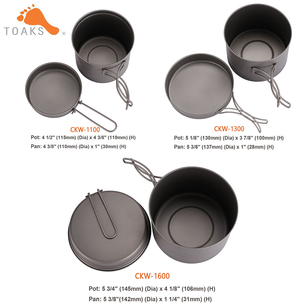 Juego de utensilios de cocina  - Camping Cooking Pan Set reseña y precio