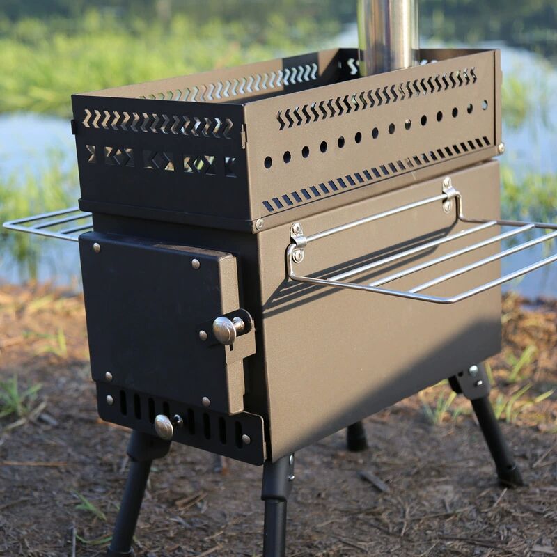 Estufa de Leña Plegable de Ace - Camping Cooking Fire Stove reseña y precio