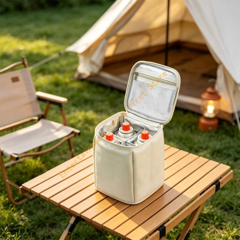Estuche almacenamiento para bo - Camping Cooking Gas Canister reseña y precio