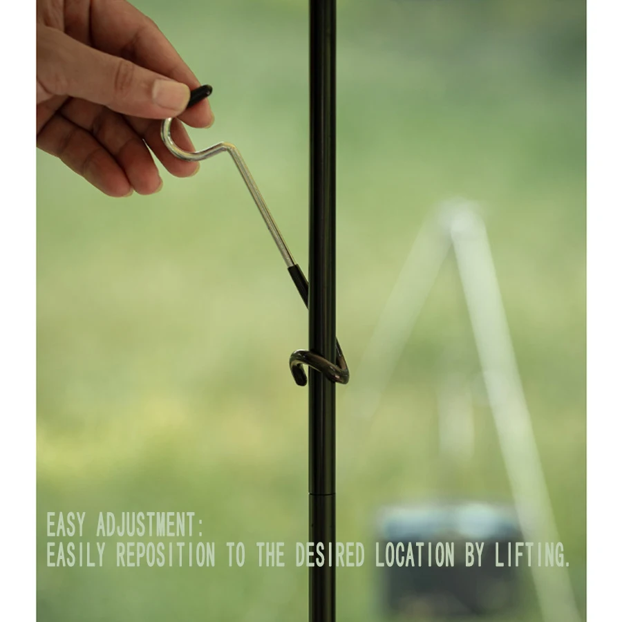 Gancho de luz para acampar al  - Camping Cooking Gear reseña y precio