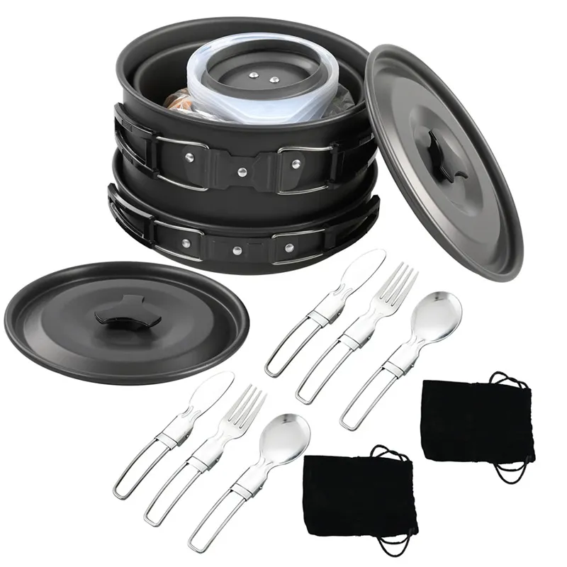Juego de utensilios de cocina  - Nesting Camping Cooking Set reseña y precio