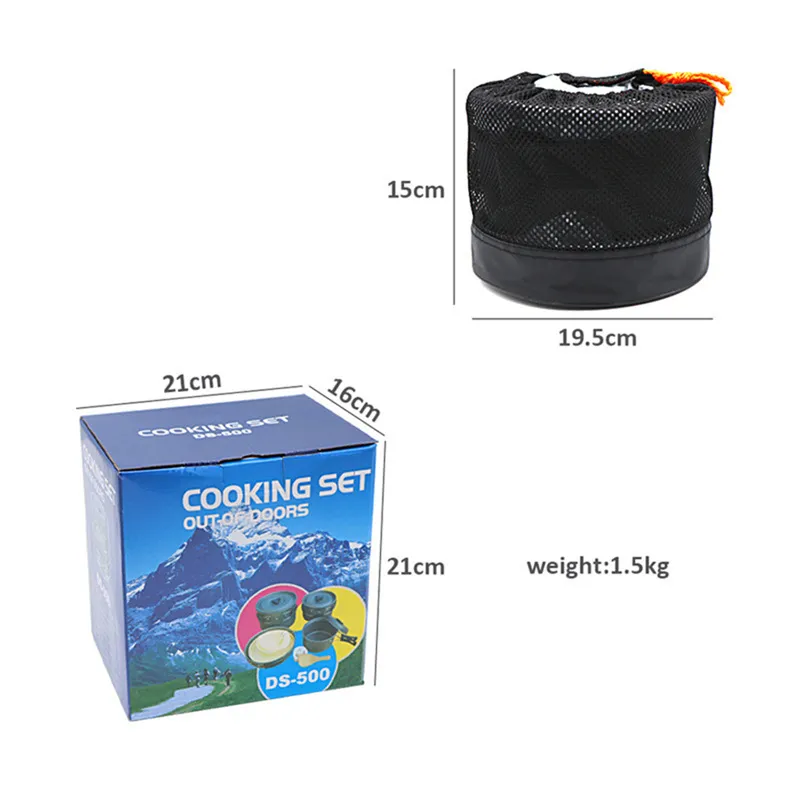 Juego de utensilios de cocina  - Nesting Camping Cooking Set reseña y precio