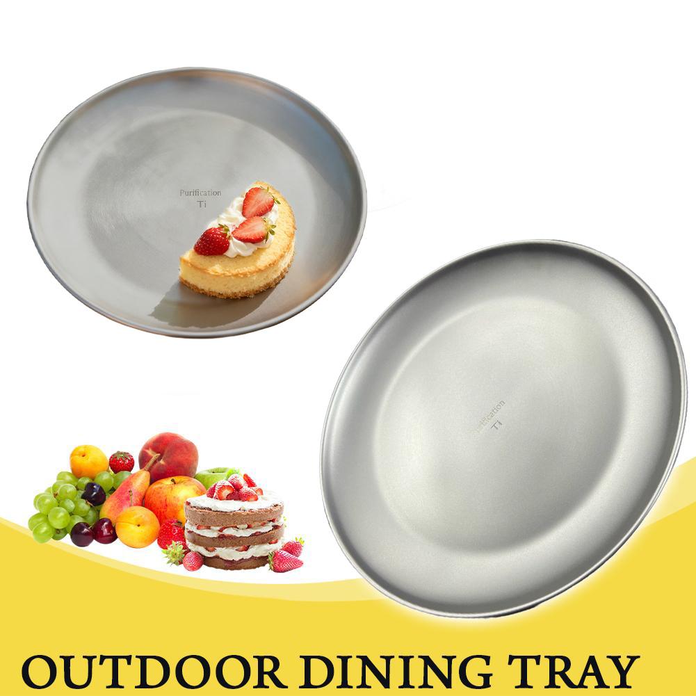 Plato de titanio puro para aca - Camping Cooking Plate reseña y precio