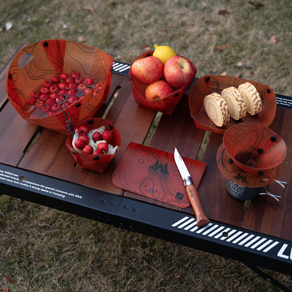Vajilla Plegable Ligera para E - Camping Cooking Plate reseña y precio