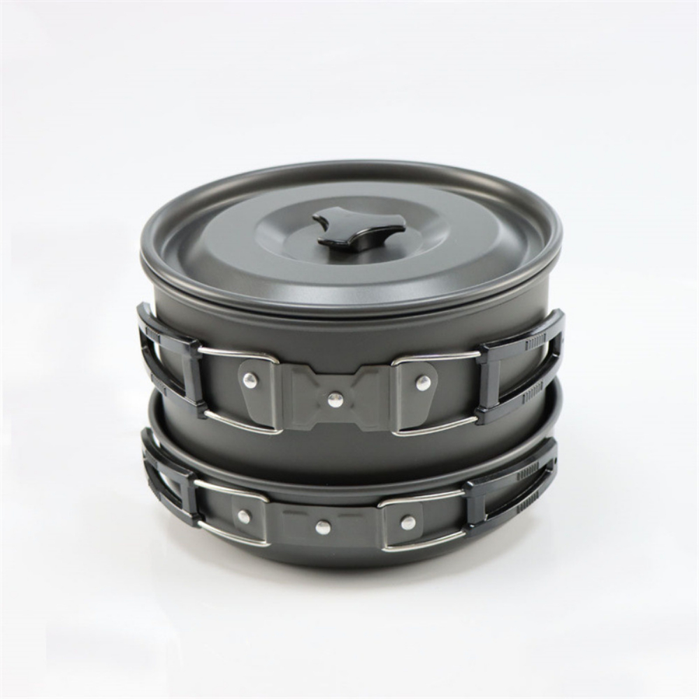 Juego de cocina grande para ex - Nesting Camping Cooking Set reseña y precio