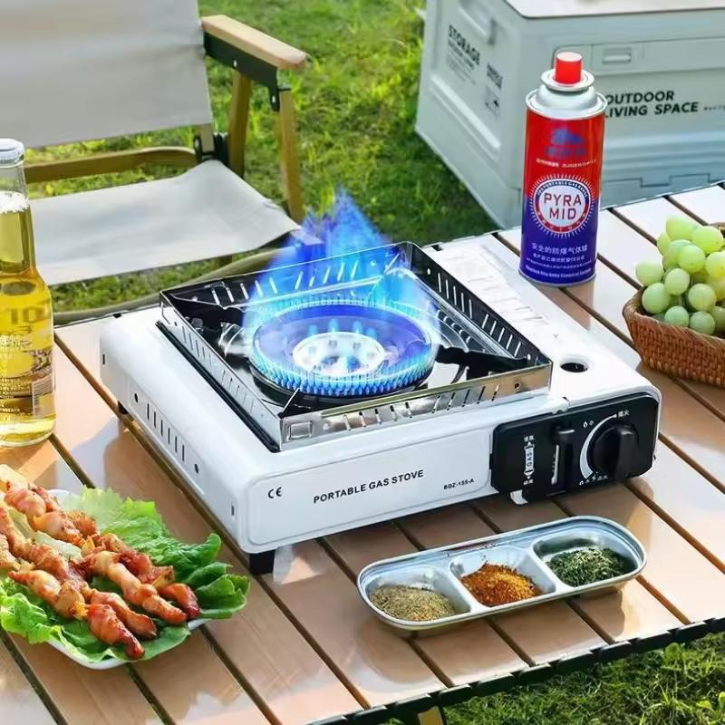 Estufa de Cassette portátil pa - Camping Cooking Set Compact reseña y precio