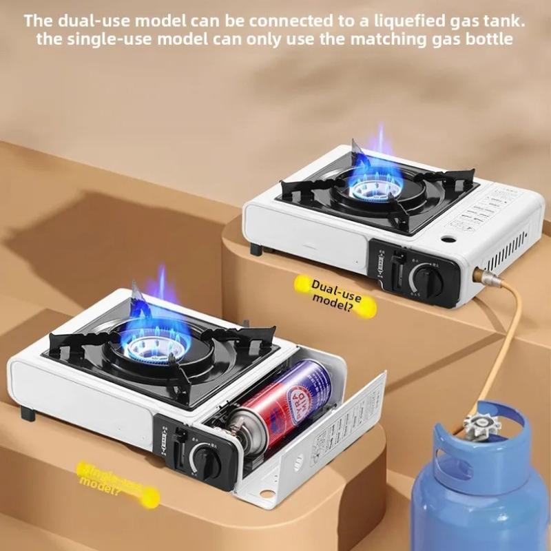 Estufa de Cassette portátil pa - Camping Cooking Set Compact reseña y precio