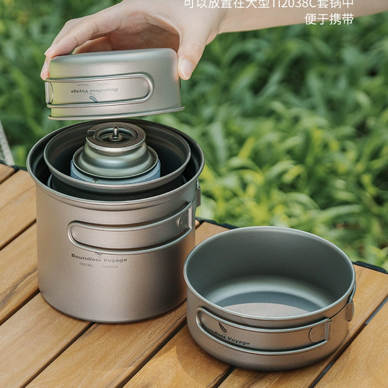 Juego de Olla Plegable de Tita - Camping Cooking Pan Set reseña y precio