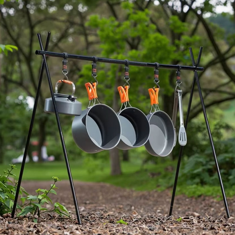 Juego de Ollas de Aluminio par - Camping Cooking Mess Kit reseña y precio