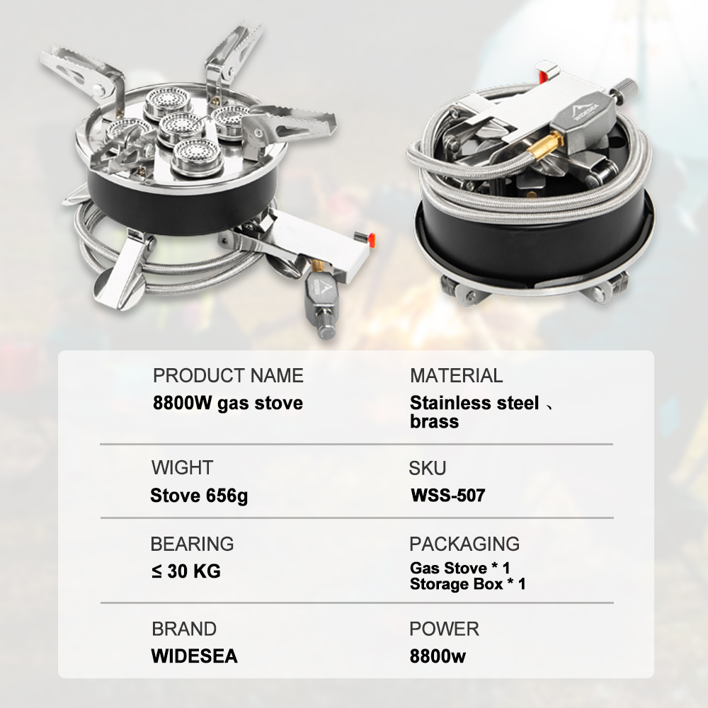 Estufa de Gas Widesea para aca - Camping Cooking Plate reseña y precio