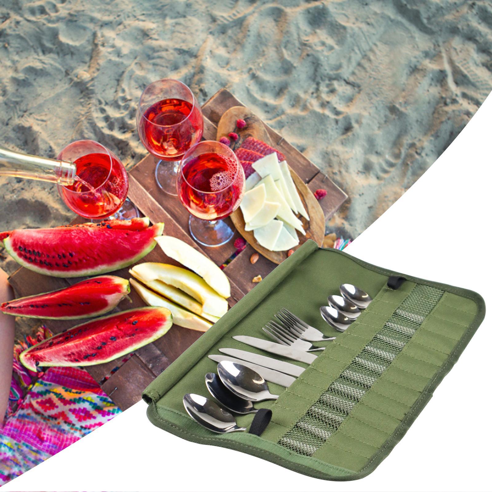 Bolsa enrollable para utensili - Camping Cooking Utensil Holder reseña y precio