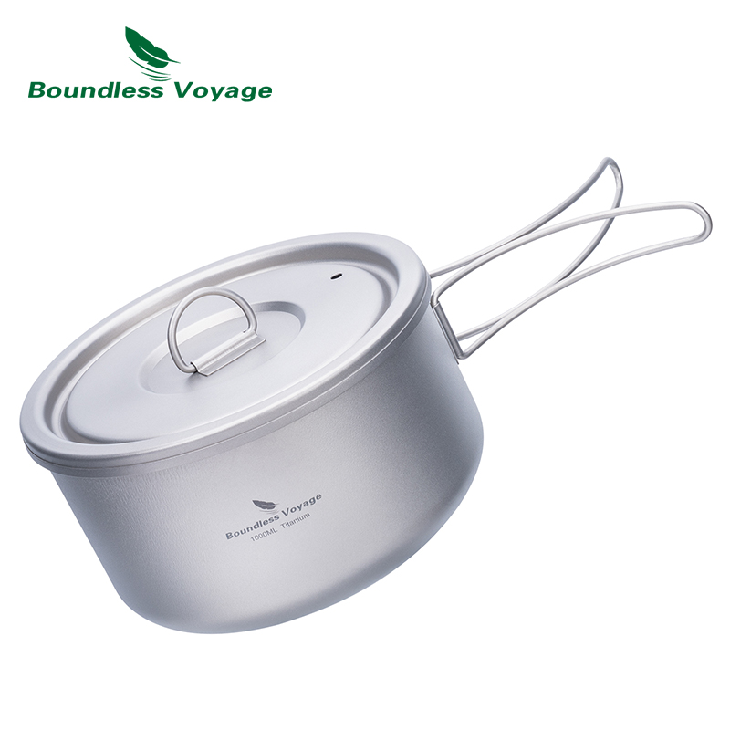 Olla de Camping de titanio Bou - Camping Cooking Gear reseña y precio
