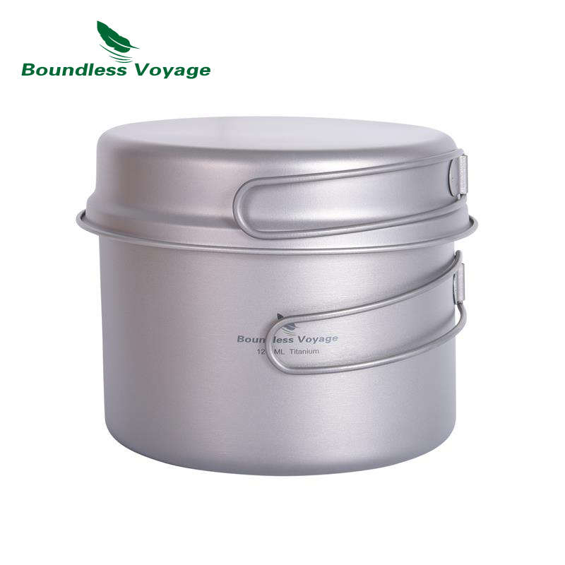 Olla y sartén de titanio Bound - Camping Cooking Mess Kit reseña y precio