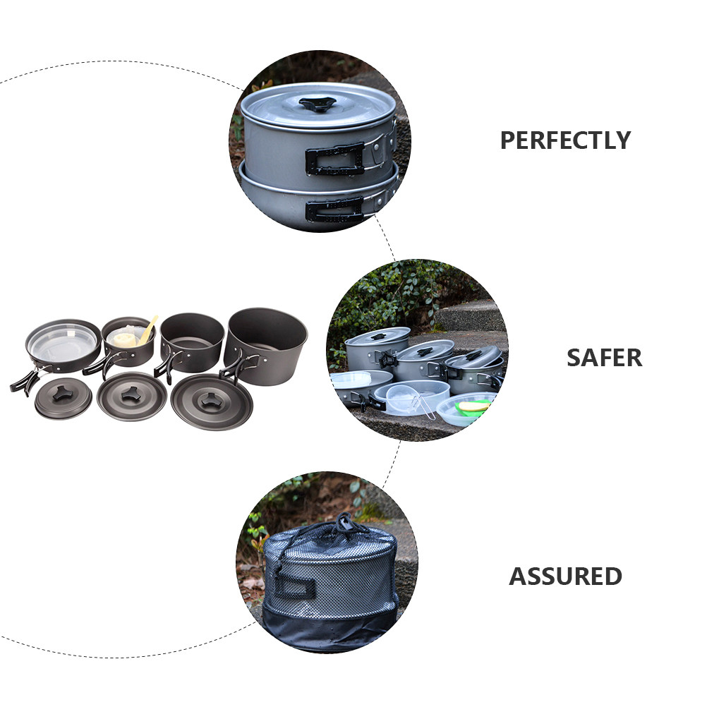 Juego de utensilios de cocina  - Camping Cooking Set Compact reseña y precio