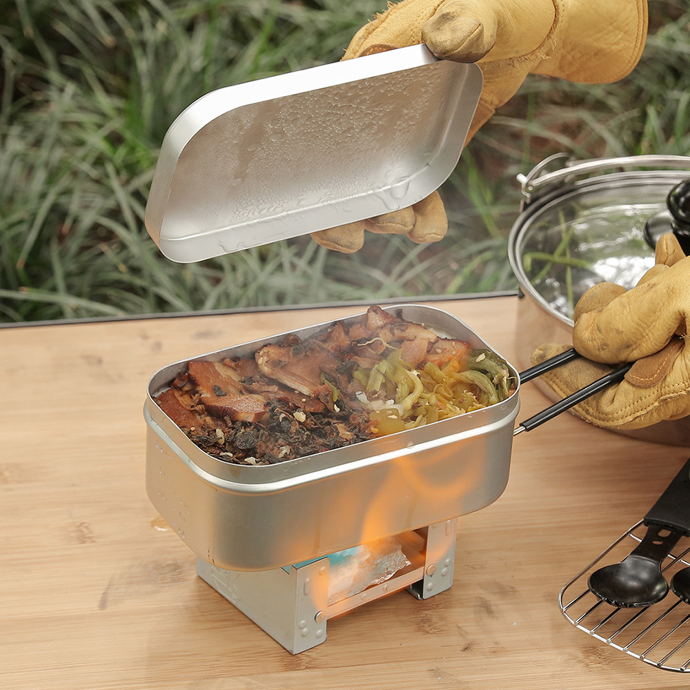 Kit de desorden de aluminio pa - Camping Cooking Mess Kit reseña y precio