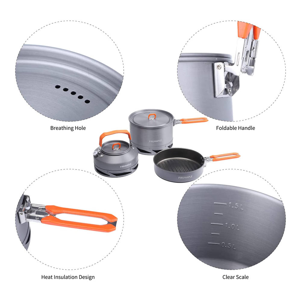 Fire Maple utensilios Camping  - Camping Cooking Gear reseña y precio