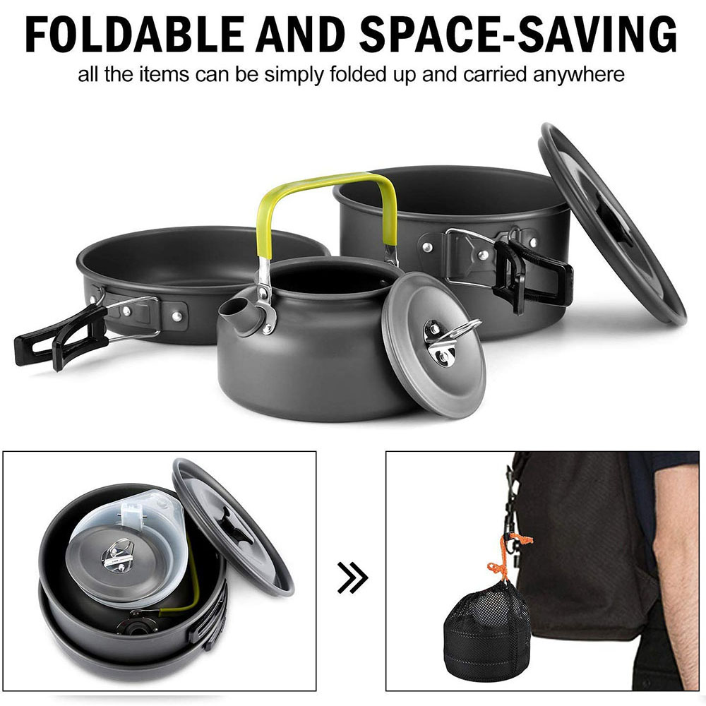 Juego de utensilios de cocina  - Camping Cooking Gear reseña y precio