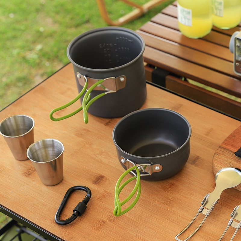 Juego de Utensilios de Cocina  - Camping Cooking Set Compact reseña y precio