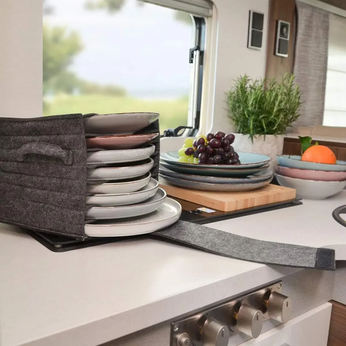 1 unidad de organizador de fie - Camping Cooking Utensil Holder reseña y precio