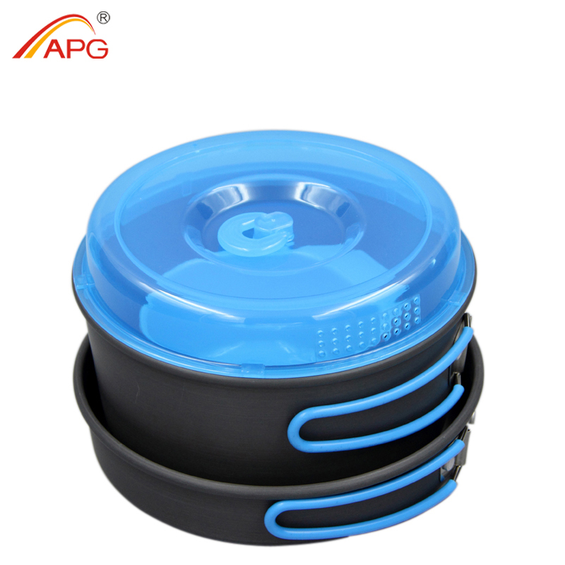 Utensilios de cocina para acam - Camping Cooking Pan Set reseña y precio